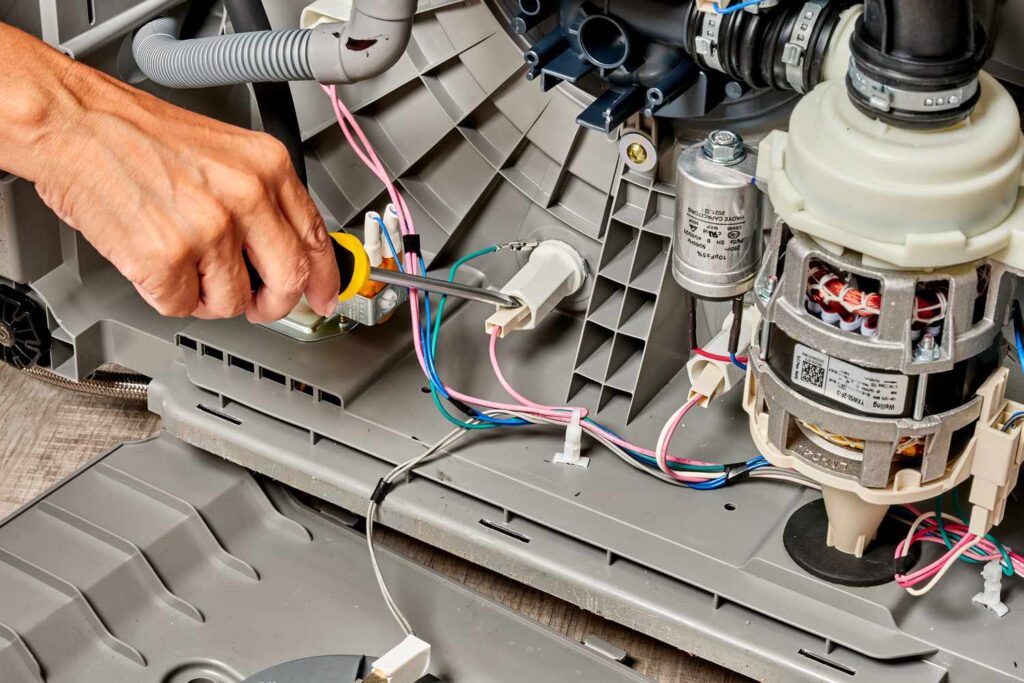 Dishwasher not cleaning properly in Las Vegas home kitchen